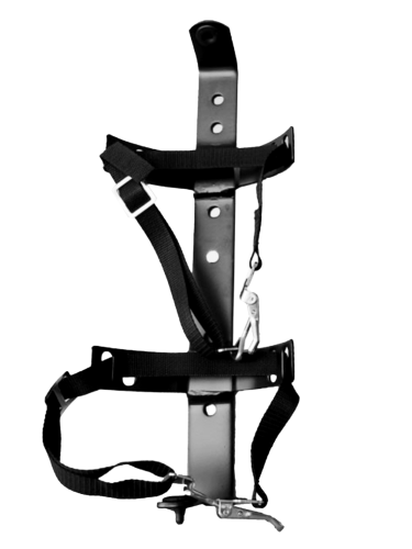 MBS-FIRE (MBK) KFZ Halterung Feuerlöscher bis 6kg Spanngurt, schwarz - KFZ-Befestigung